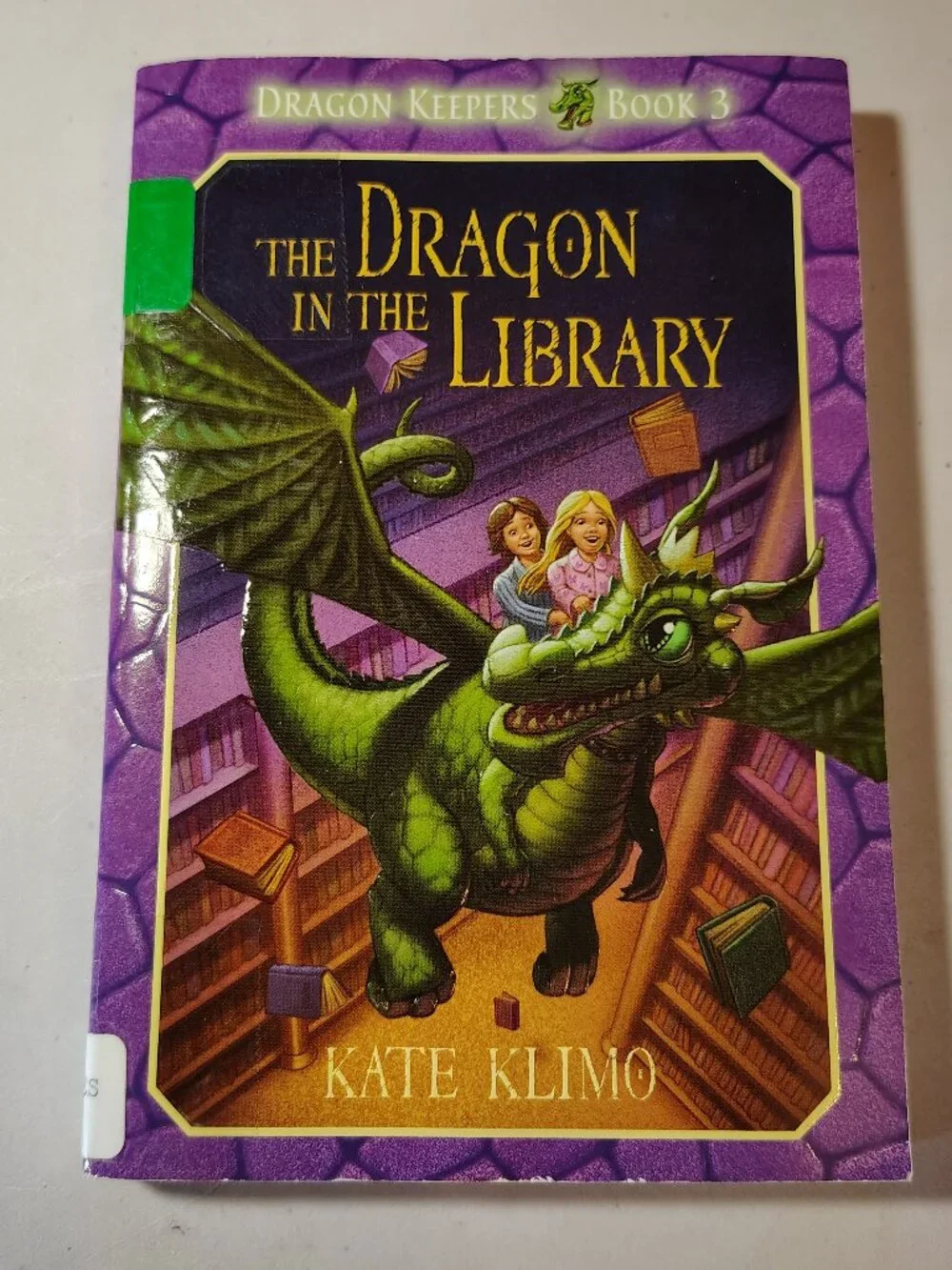 The Dragon In The Library Dragon Keepers Book 3 By Kate Klimo PB Book